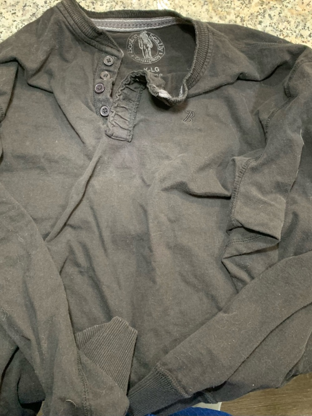 Boston Scally Co. Henley Long Sleeve T-Shirt XL - Picture 2 of 2